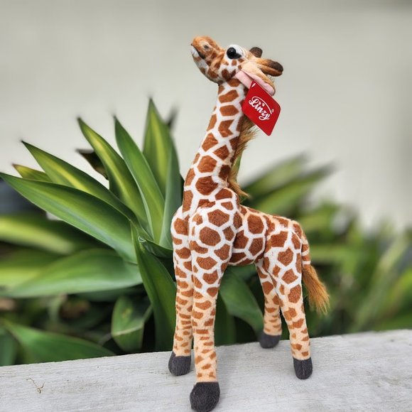 NEW 22" Giraffe Stuffed Animal Baby Shower Nursery Bedroom Room Decor Plush Linz - Picture 2 of 13